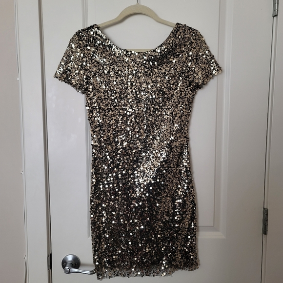 Gold Sequin Dress - Picture 1 of 4
